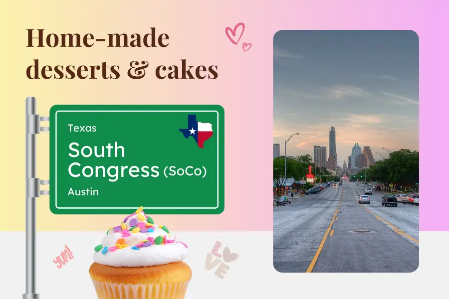 Cake Shop In South Congress (Soco), Austin