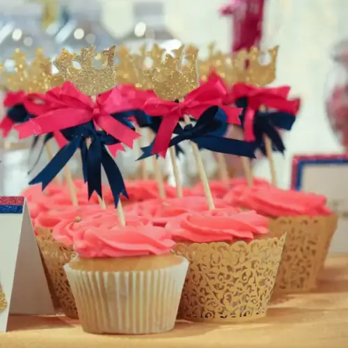 Pink Rose Cupcakes