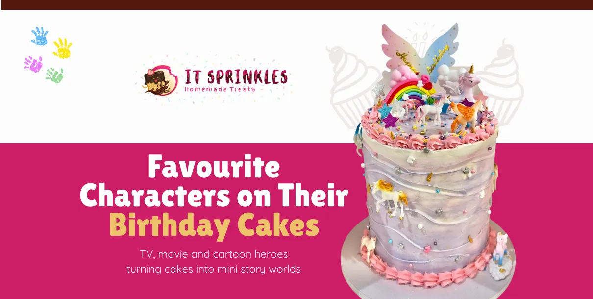 Cartoon‑Inspired Kids’ Birthday Cake Topped With A Bold Character Design.