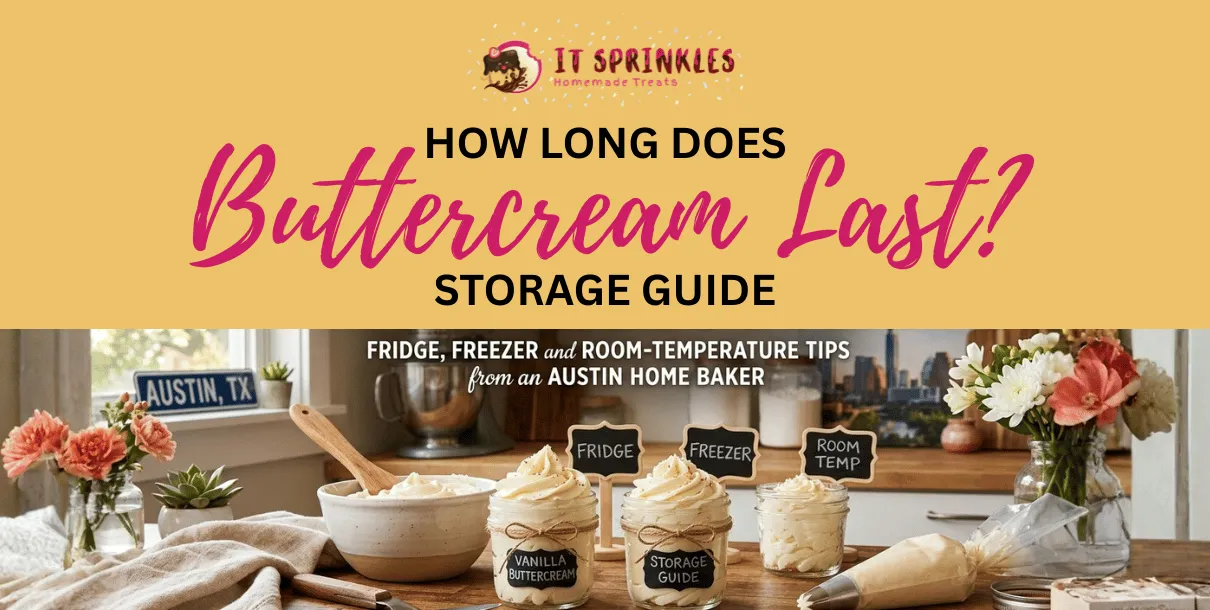 how long buttercream frosting lasts and how to store it safely