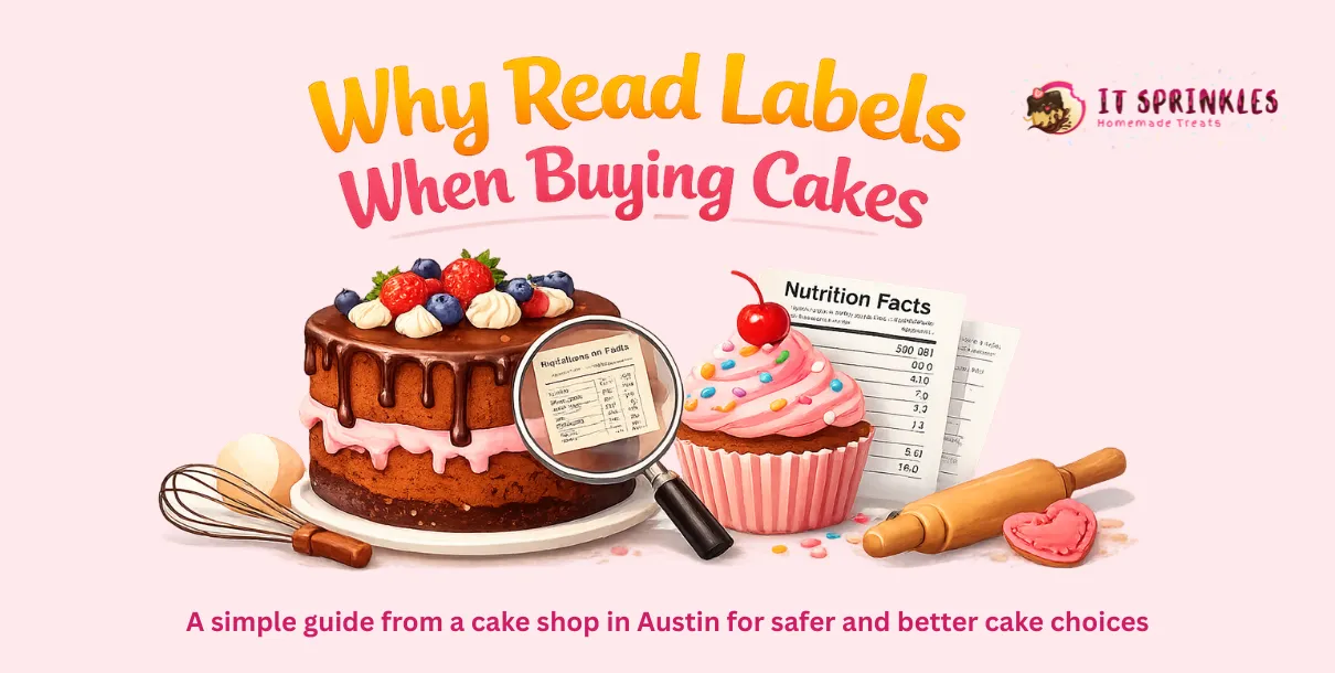 Cake label awareness for better cake choices and safer ingredients