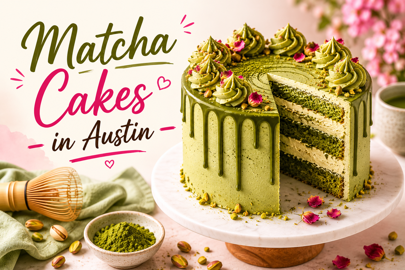 Matcha Cakes In Austin Trending Flavor Combinations