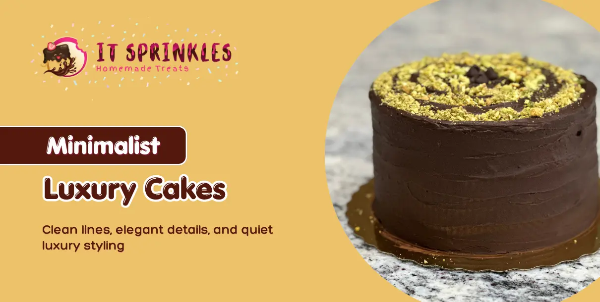 Minimalist Luxury Cake With Smooth Finish And Elegant Details