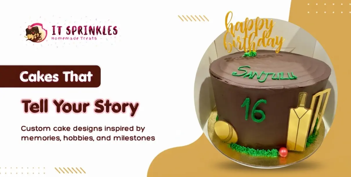 Personalized Storytelling Cake Designed Around Special Celebration Memories