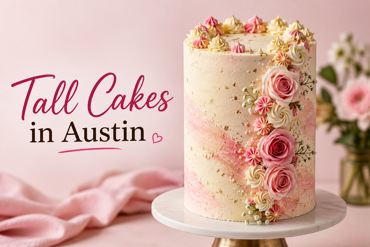 Tall Cakes In Austin For Birthdays And Celebrations